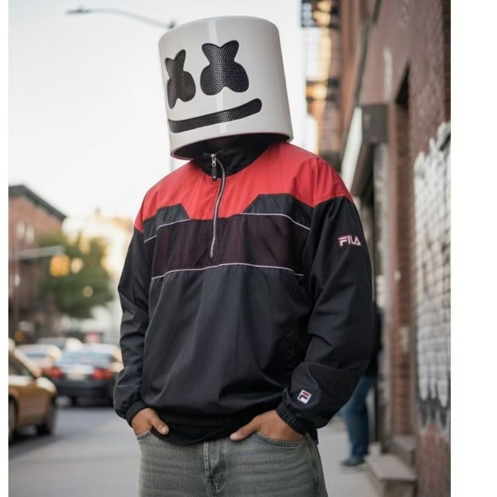 windbreaker halfzip fila