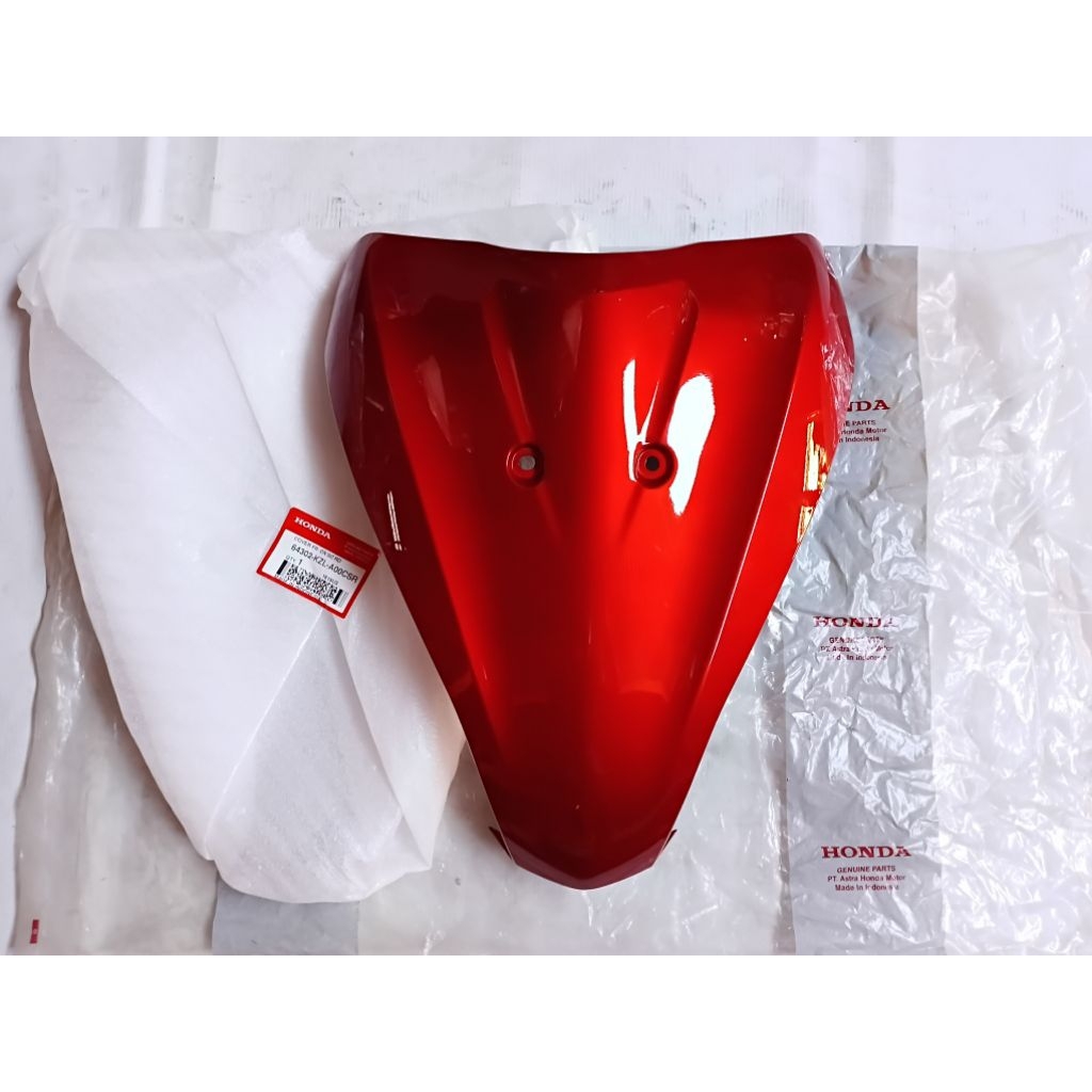 Panel tameng Depan Honda SPACY Merah Maroon Original baru AHM 64302-KZL-A00CSR