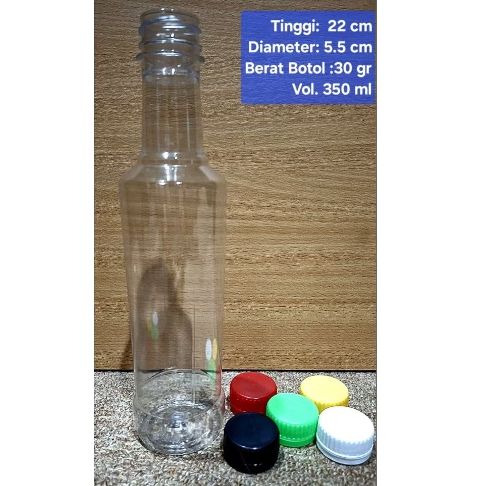 Botol Plastik PET 350ml, Botol Sirup, Botol Madu, Botol  Marjan 350ml