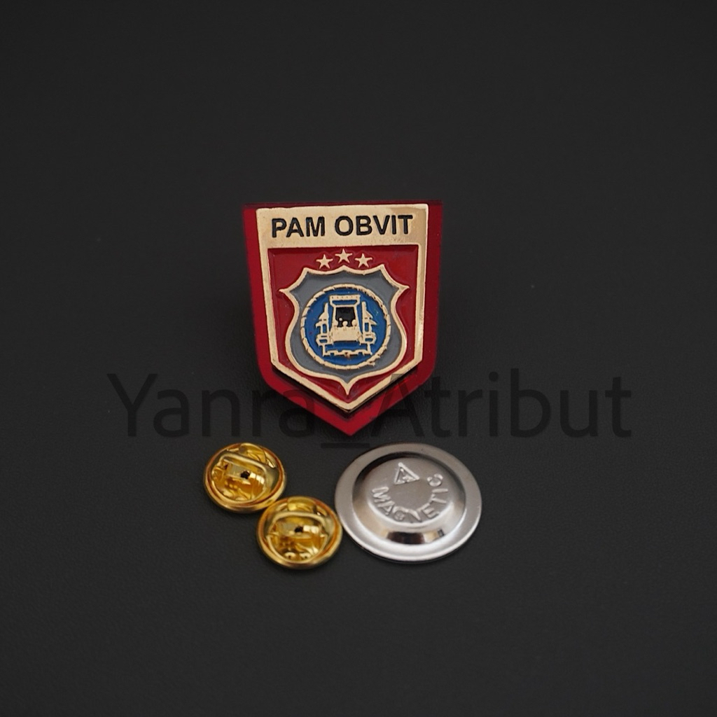 Pin PamObvit / Brevet Brivet Pam Obvit Polri Paku Magnet Premium