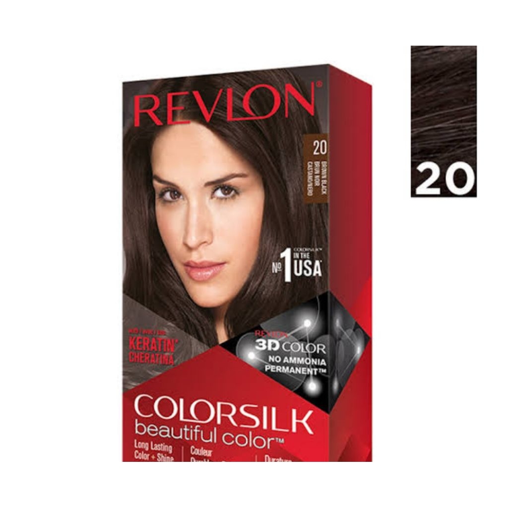 Revlon Hair Color Colorsilk 20 Brown Black