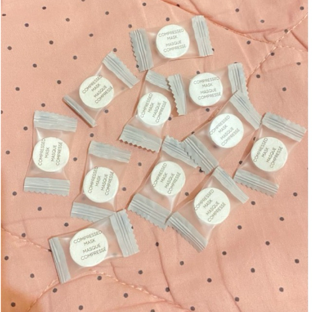 Masker Permen Miniso | Compressed Mask | Original MINISO | Masker DIY