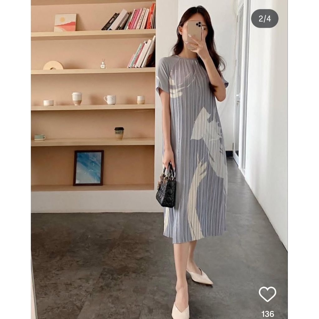 Preloved like new Posh The Label - Hera print dress