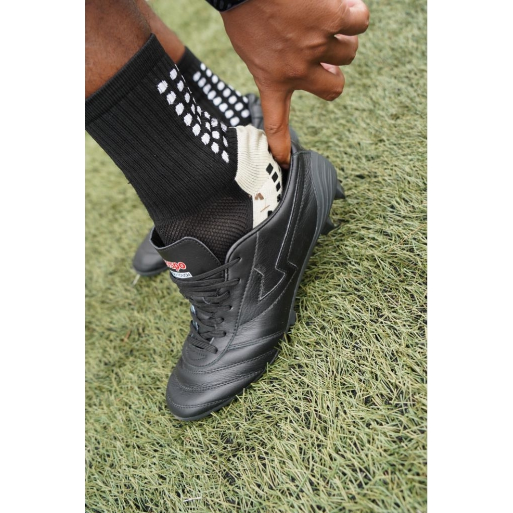 SEVSPO MAESTRO LEATHER FG BLACK SEPATU BOLA MINISOCCER ORIGINAL