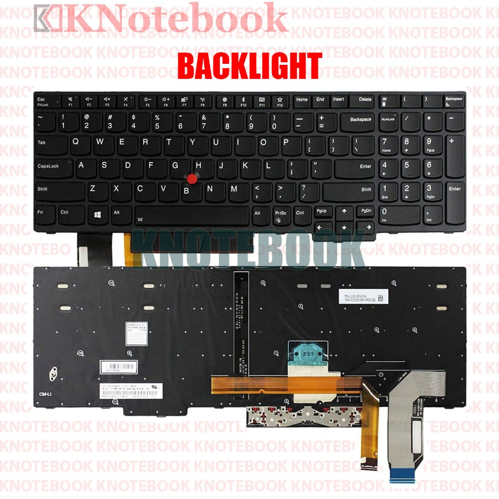 Keyboard Lenovo ThinkPad E580 E585 E590 E595 L580 L590 T590