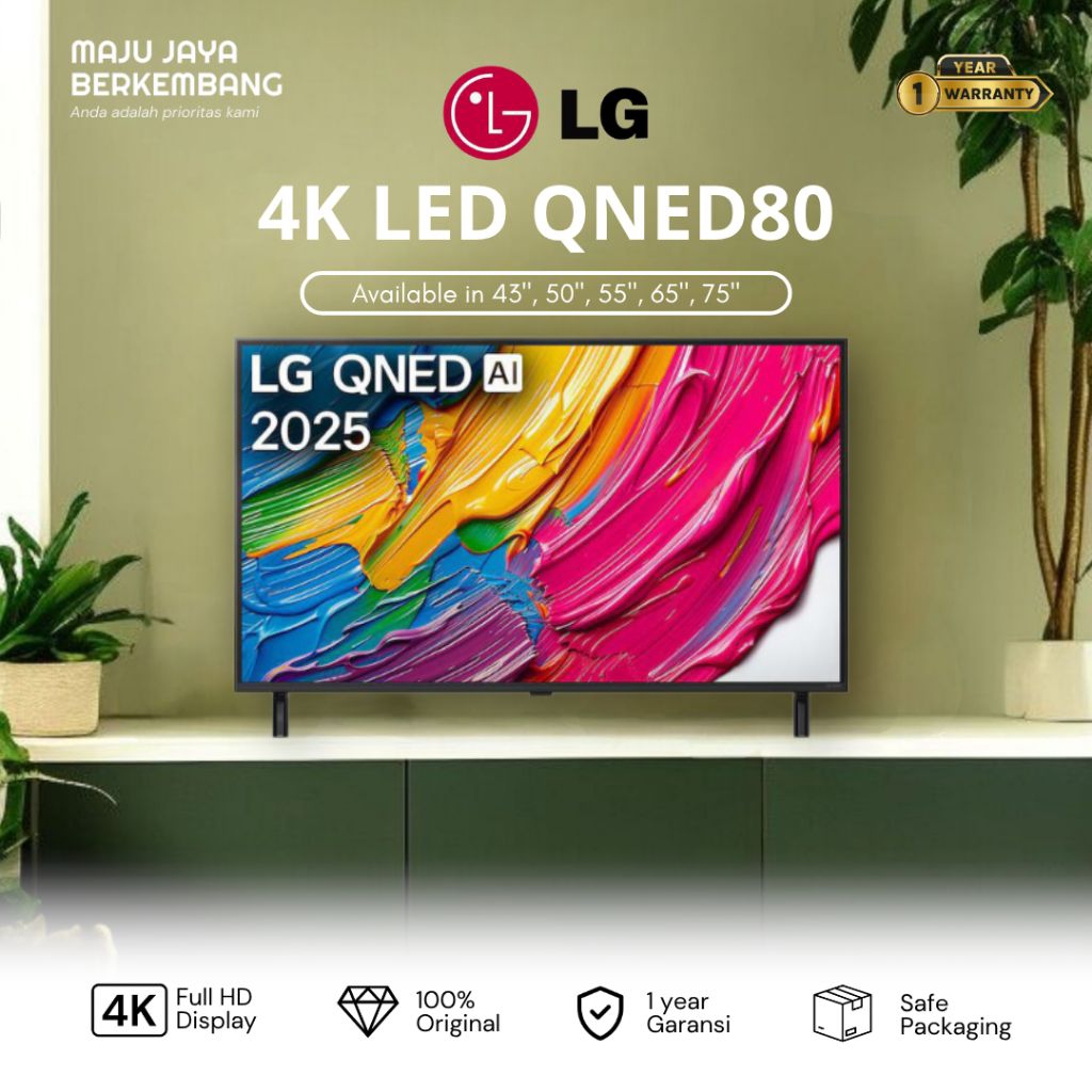LG 55QNED80 / 55QNED80ASA 4K SMART TV WEB OS 55 inch 2025 Series qned80