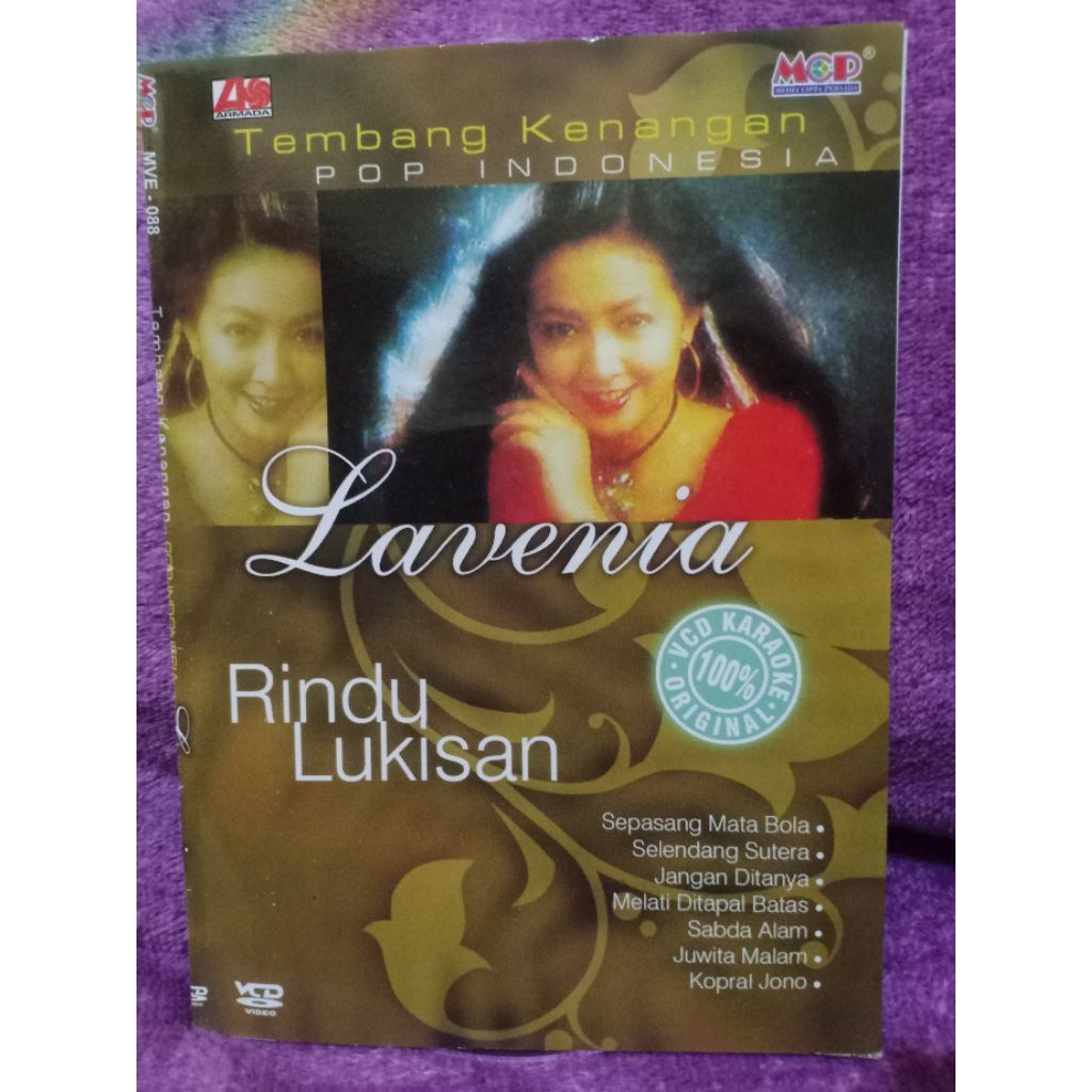 VCD TEMBANG KENANGAN LAVENIA RINDU LUKISAN