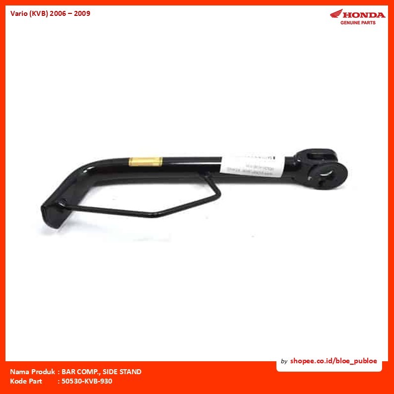 Standar Samping Honda Vario/BAR COMP., SIDE STAND/50530KVB930