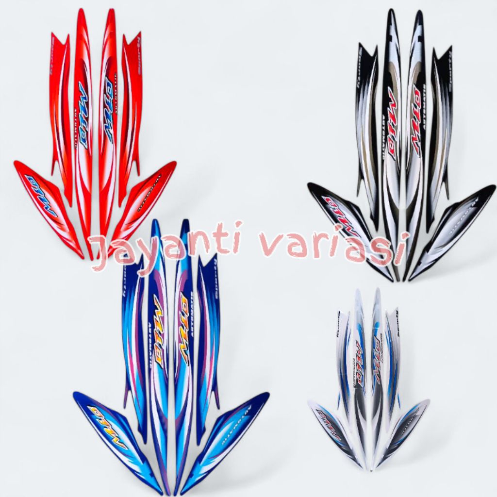 stiker striping skotlet lis body motor mio sporty tahun 2007