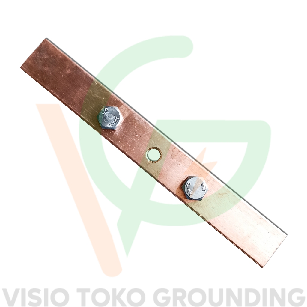Busbar Plat Tembaga 8x30x230 / Busbar Grounding / Busbar Panel