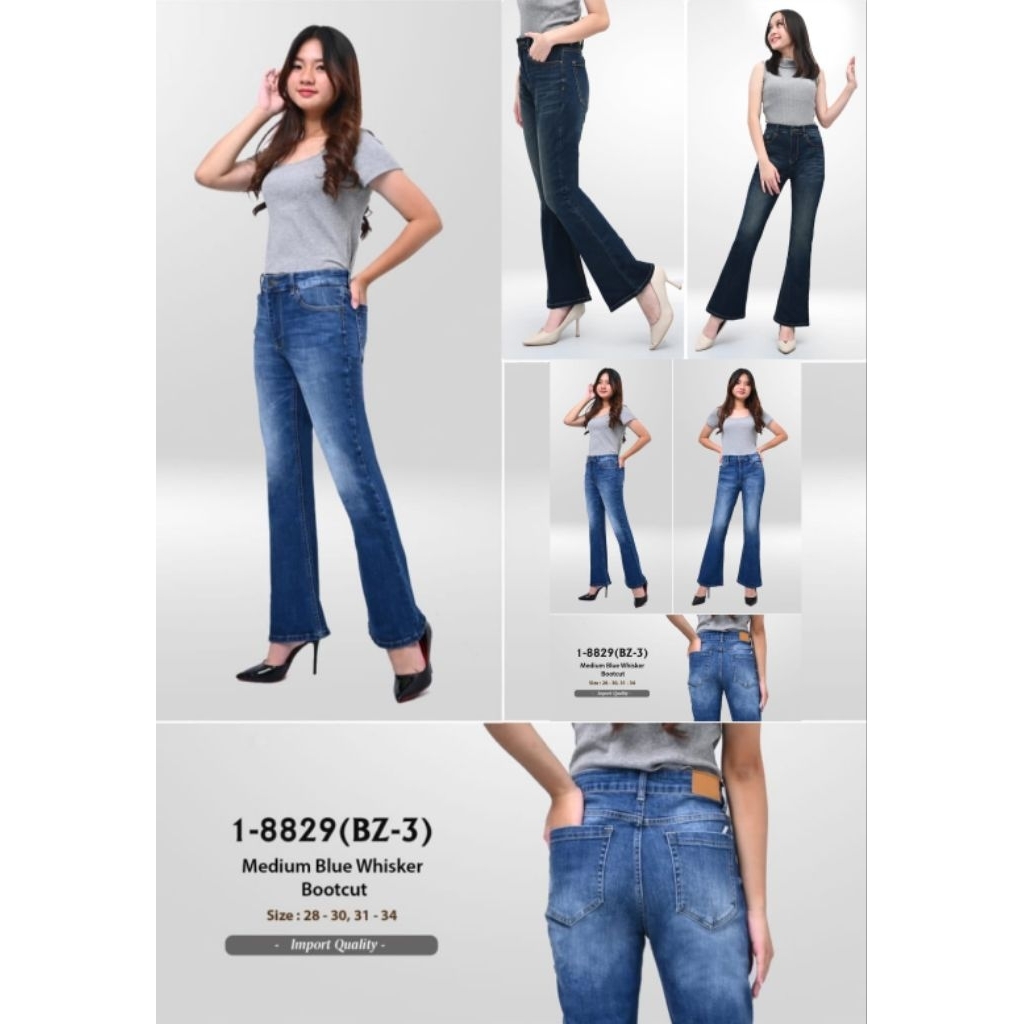 FELINO BOOTCUT | FELINO CUTPRAY | CELANA FELINO PANJANG | STK TIK 28 29 30