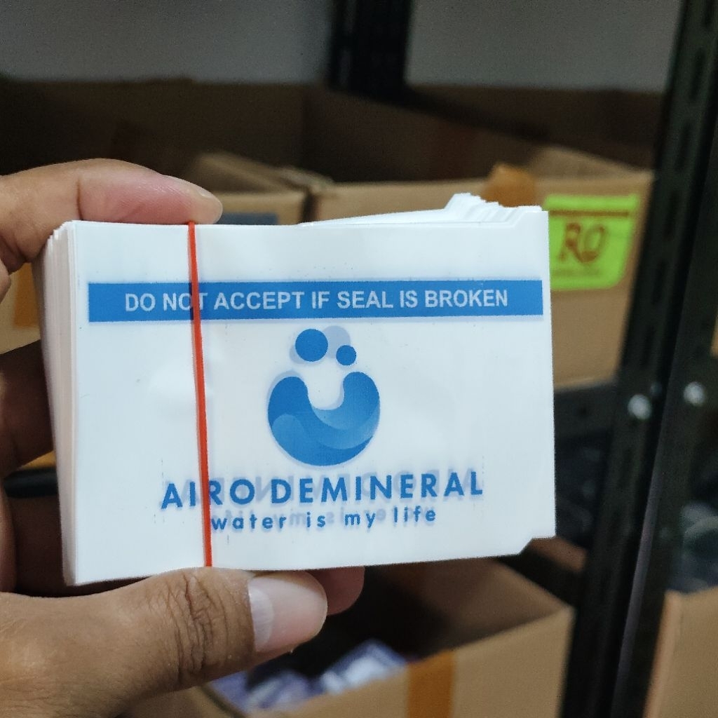 Segel Galon Custom AIRO DEMINERAL