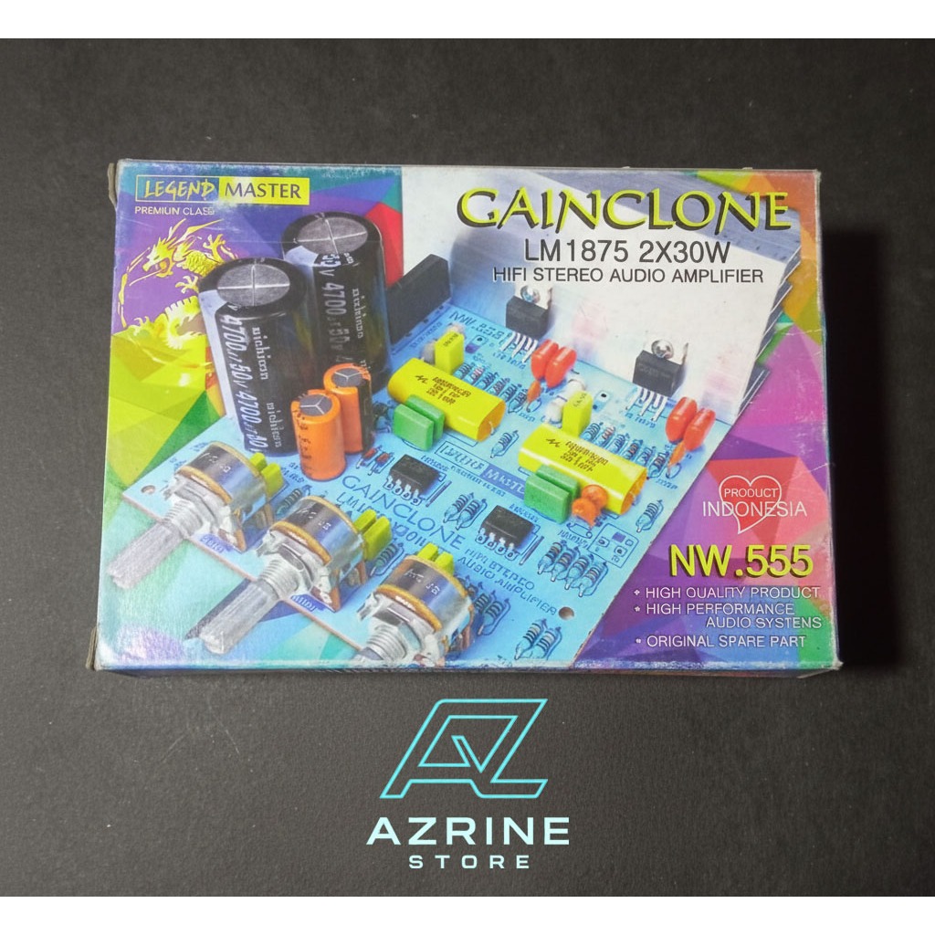 Kit Amplifier LM1875 GainClone 2x30W Stereo