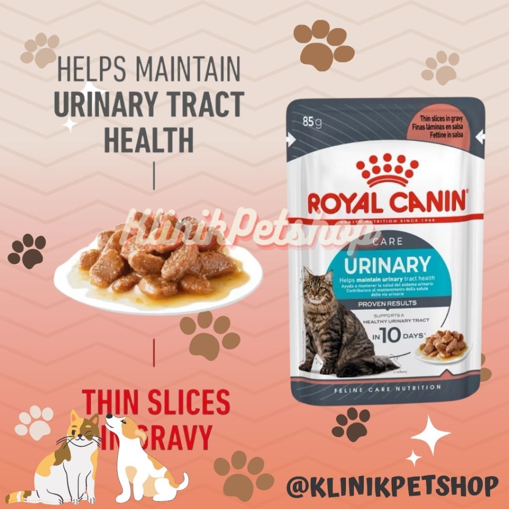 ￼Royal Canin Urinary Wet Food 85 Gram 85Gr Makanan kucing royal canin