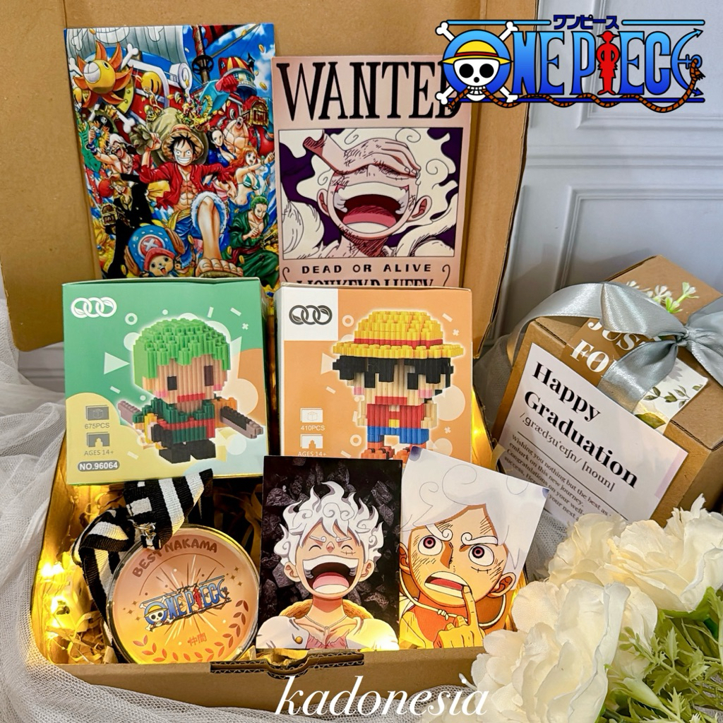 Hampers One Piece / Giftset Anime One Piece / Kado Cowok Hadiah Cewek