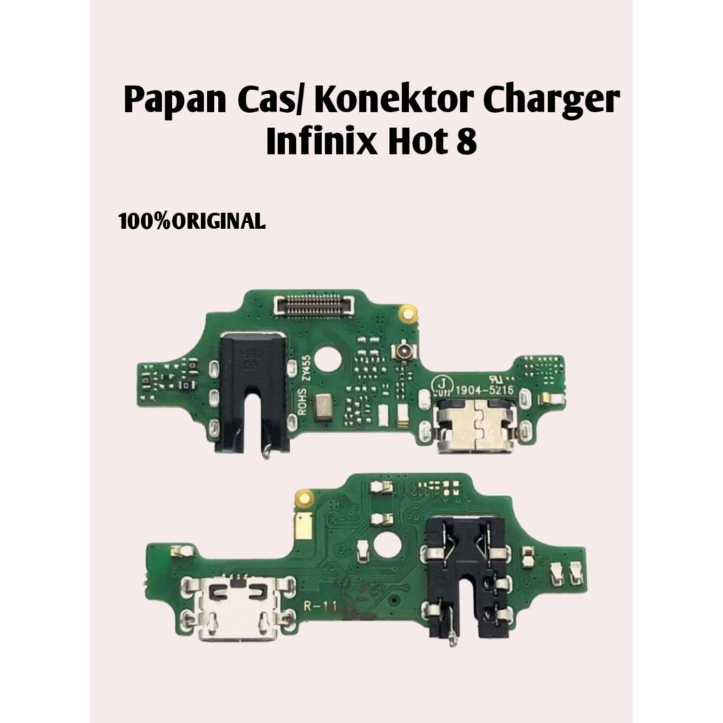 Papan Cas Infinix Hot 8 Original – Konektor Charger Board Cas Sparepart HP Pengganti