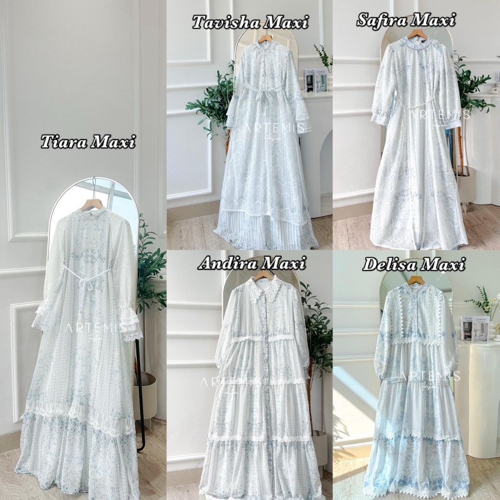 Artemis Fashion - KANARA / KANIVA P4 / SAFIRA / DELISA / TIARA // TAVISHA // ANDIRA P2 P3 MAXI DRESS