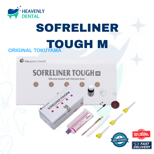 Tokuyama Sofreliner Tough® M (Medium) | Produk Dental untuk Reline Gigi Palsu | Silicone based soft 