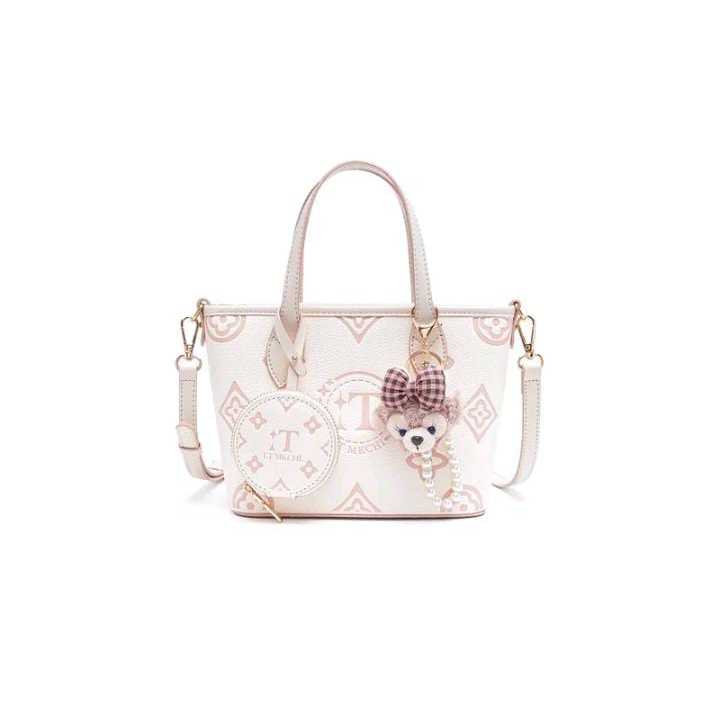 [ EXLUSIVE ] Tas Jinjing/ Tas tangan Kecil untuk Wanita dengan Tali Panjang dan Boneka Lucu Desain U