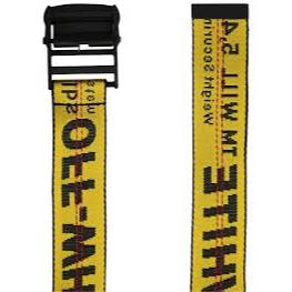 OFF WHITE SS20 CLASSIC INDUSTRIAL BELT-YELLOW