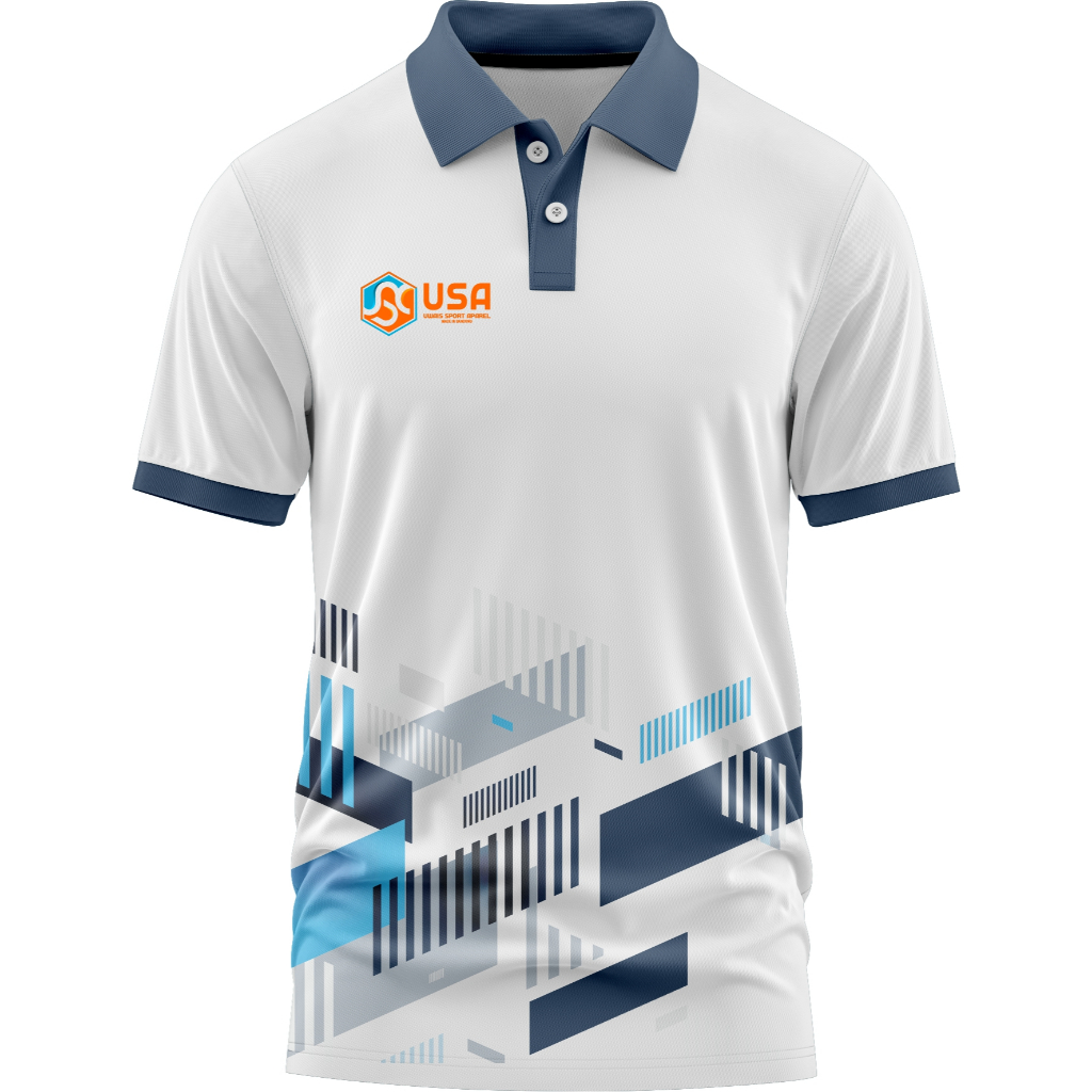 JERSEY BADMINTON FULL PRINTING PRIA DAN WANITA / KERAH POLO/UNISEX / BISA SATUAN