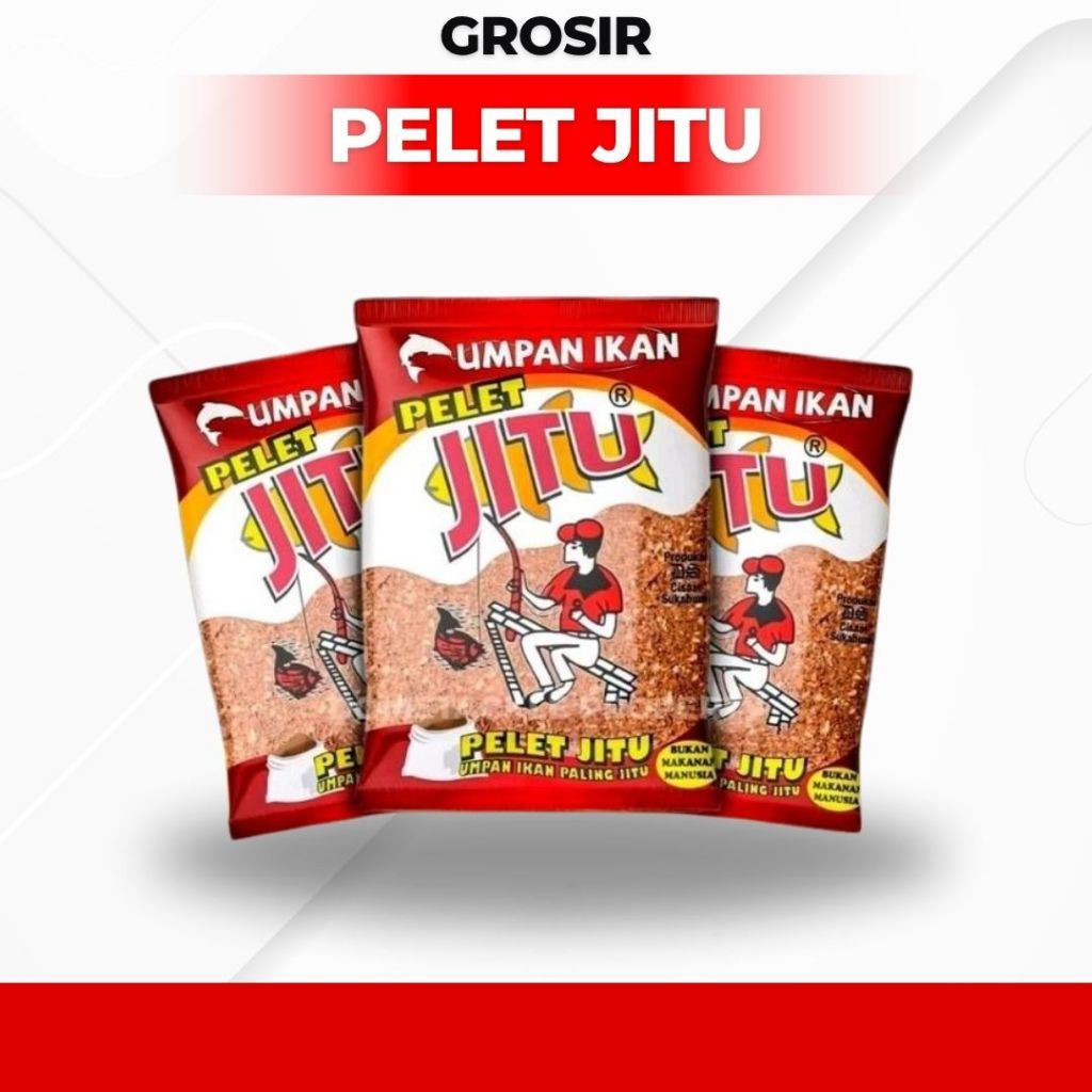 Pelet Jitu Merat Termurah 1PCS - Grosir Pelet Jitu Merah, Umpan Pancing Ikan - Pelet Pakan Ikan Jitu