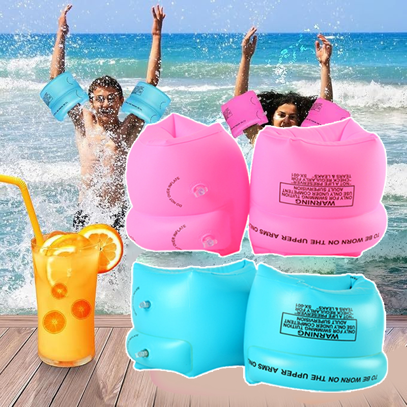 Pelampung Lengan Inflatable Anak Dewasa 1 Pasang Pelampung Tangan Bantu Belajar Renang