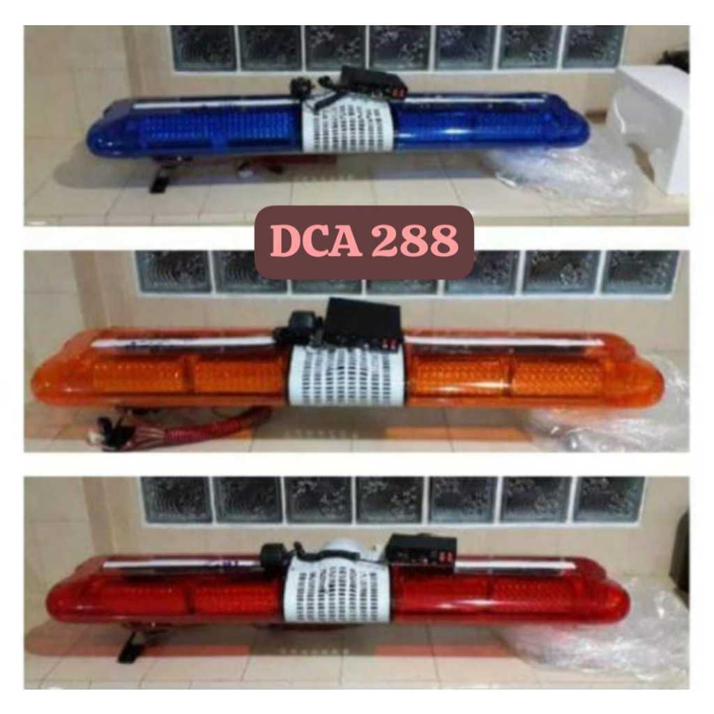 Lampu Sirine Polisi Lampu Ambulance Lampu Damkar Patwal Lampu Emergency Rotaror 12volt merah