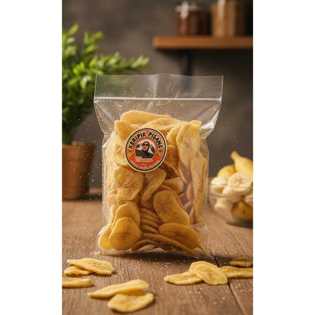 Keripik Pisang Asin Gurih 1Kg (Gurih Mantap)