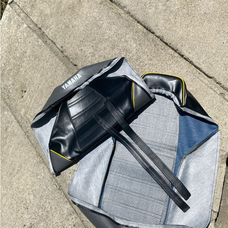 JOK YAMAHA ZR YT ORI, SETANDAR LIS KUNING DENGAN SABUK