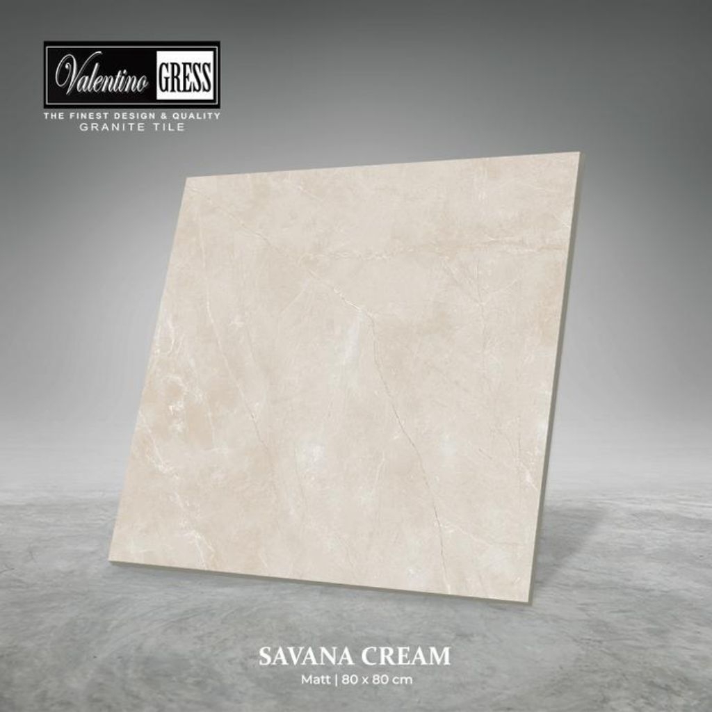 Granite 80x80 Valentino Gress Savana Cream Matt
