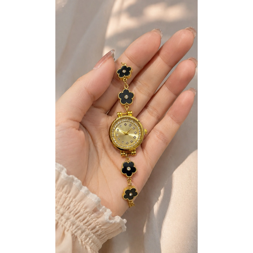 gelang serut jam Titanium Gelang wanita titanium