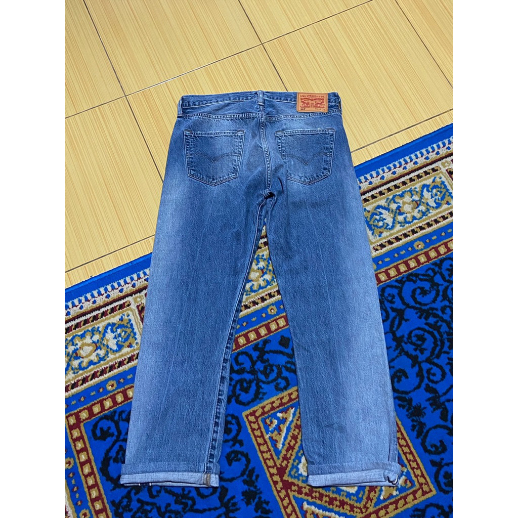 Celana Jeans Levis 501 Selvedge Blue - size 33