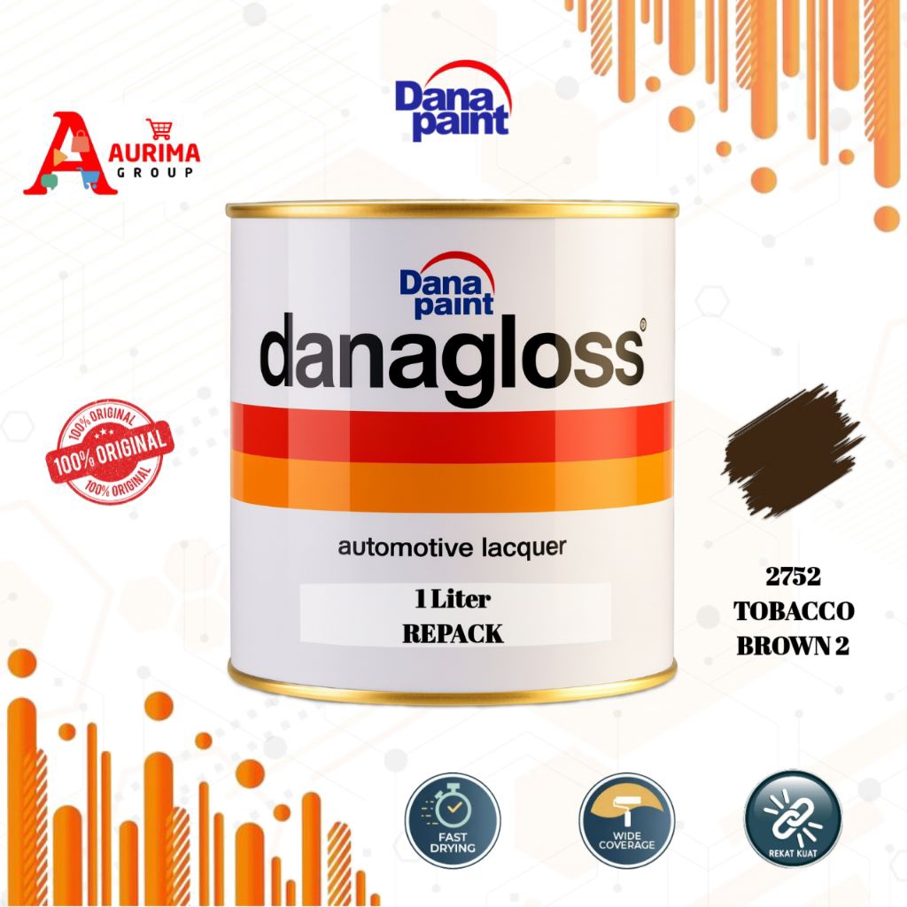 CAT DUCO DANAGLOSS TOBACCO BROWN2 2752 1LITER REPACK ORIGINAL
