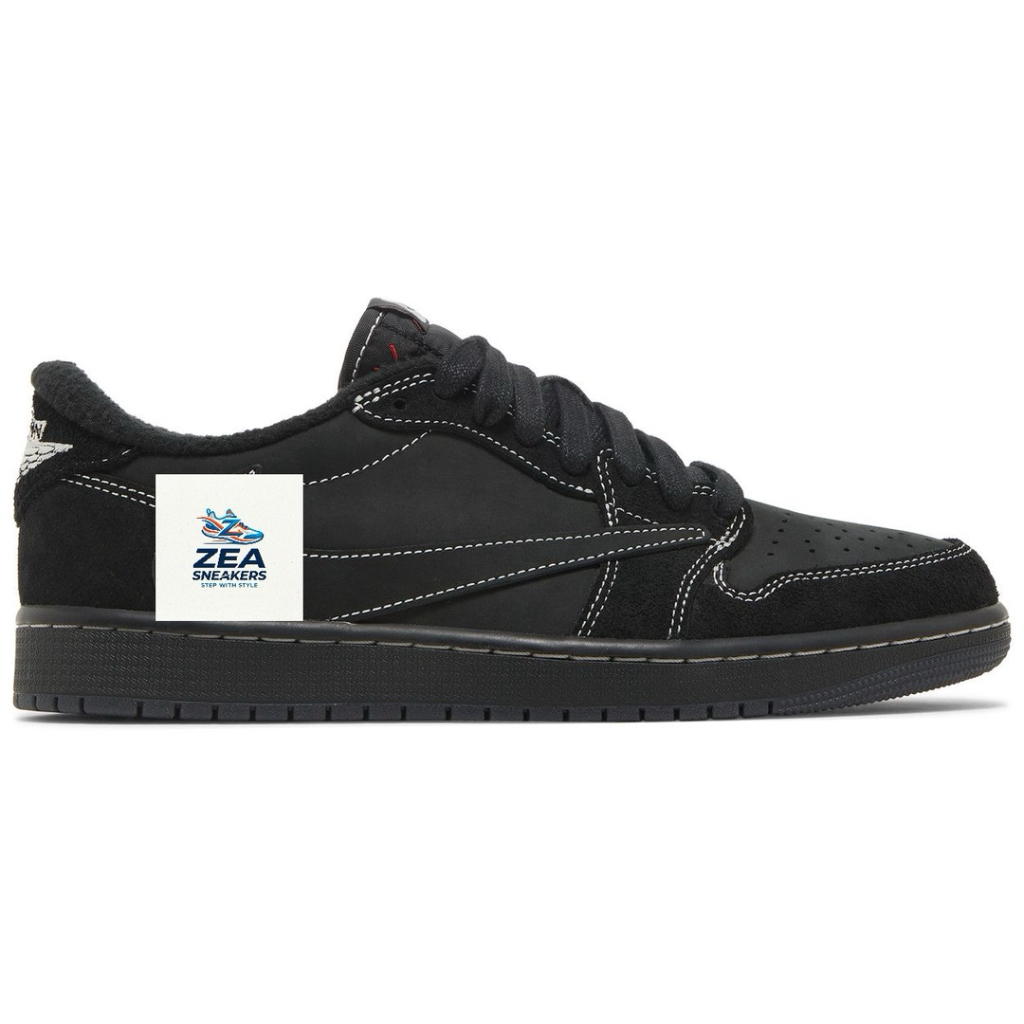 Sepatu Travis Scott x 1 Retro Low OG SP 'Black Phantom'