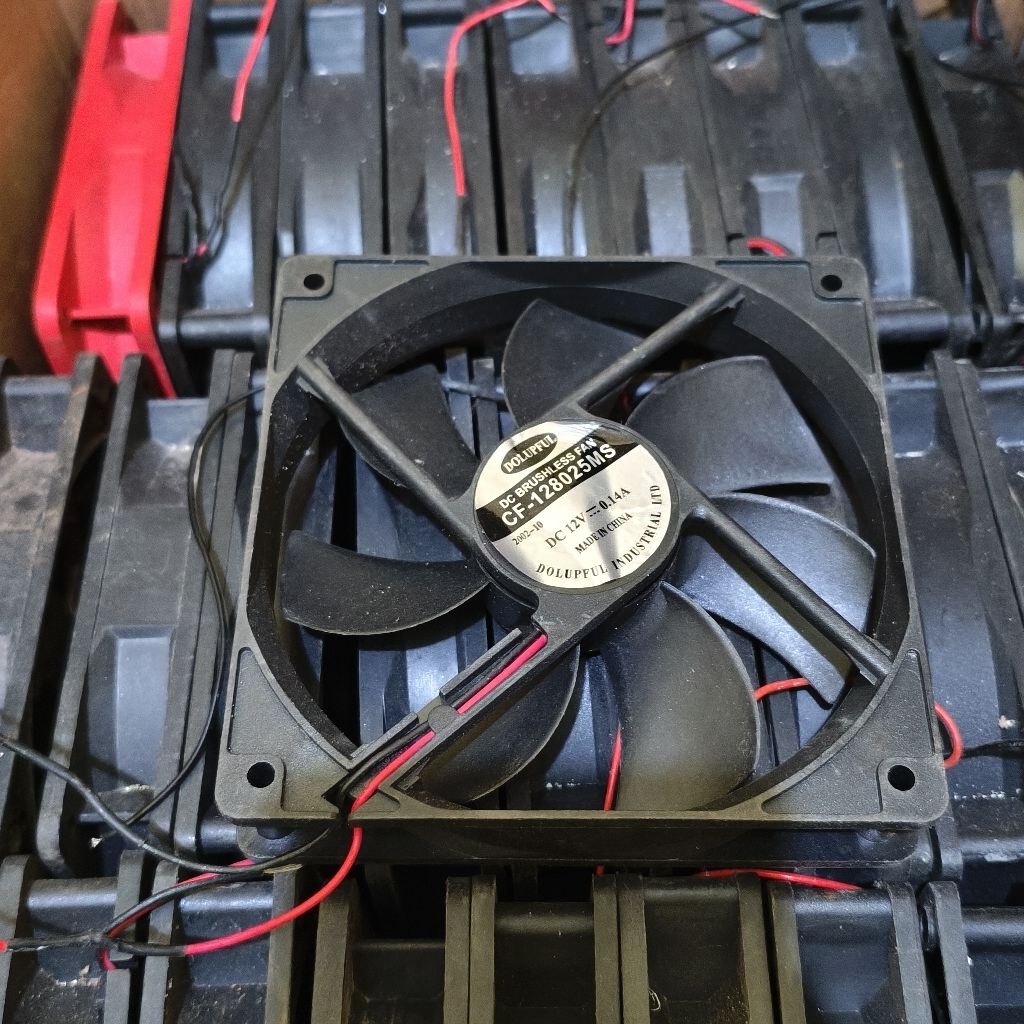 KIPAS CPU 12X12 12V KEADAAN MATI 2PIN