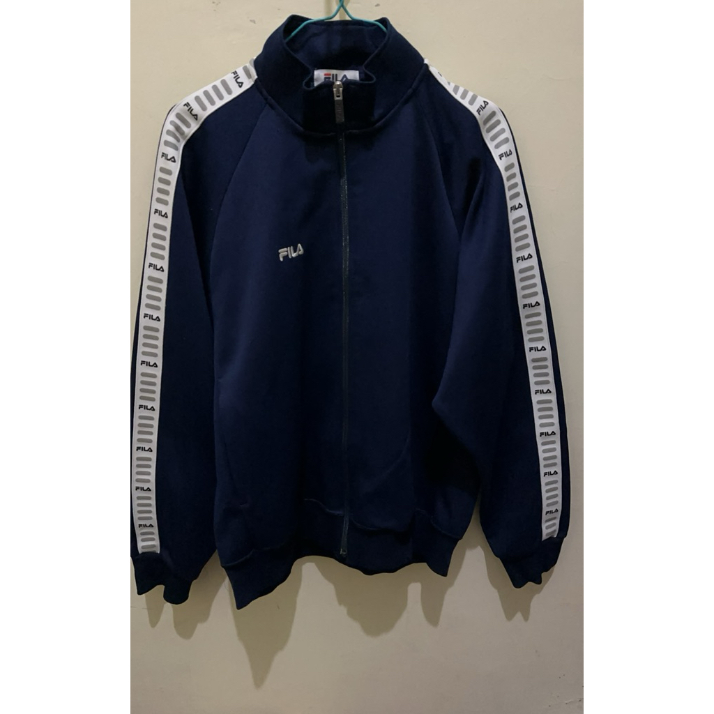 Jaket fila tracktop original full spelout
