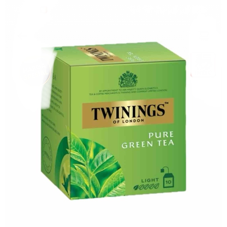 twinings pure green tea 10 x 2 gram