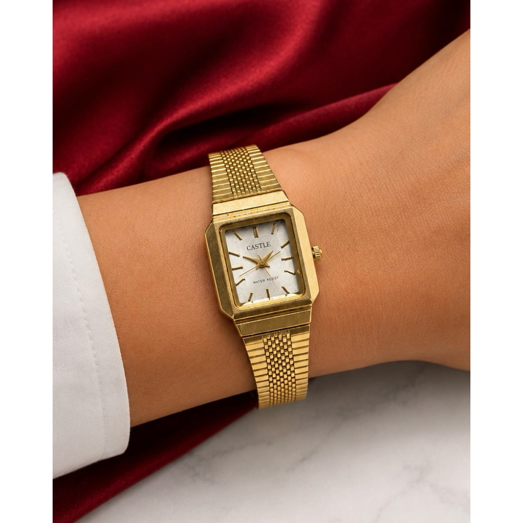 Castle Tank Quartz Ladies Watch