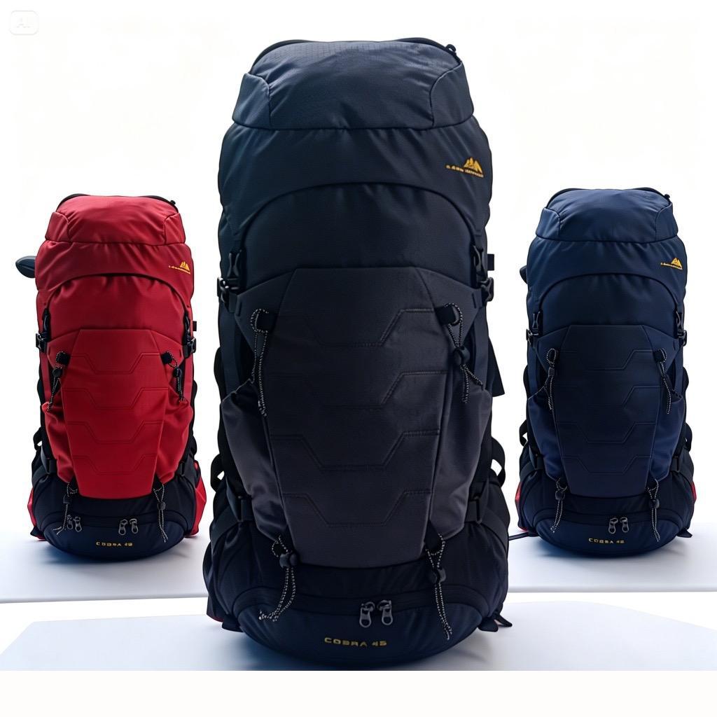 Tas Gunung / Tas Carrier LEAFHOPPER COBRA 45L Carrier Pria/Wanita free rain cover
