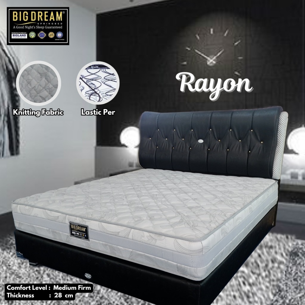 Springbed Bigland type Rayon (MATRAS ONLY) Ukuran 180x200