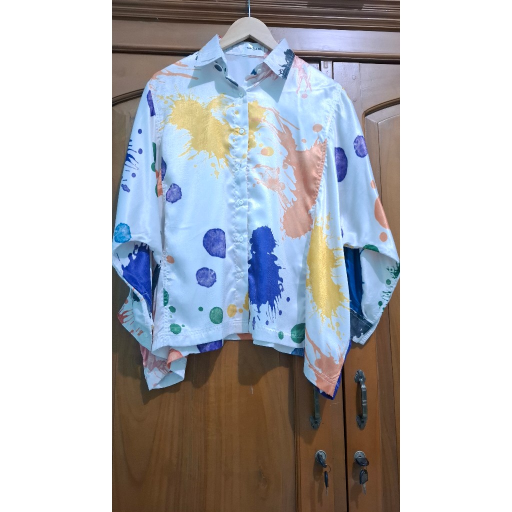Preloved Nadjani Blouse Kemeja LD 90 cm