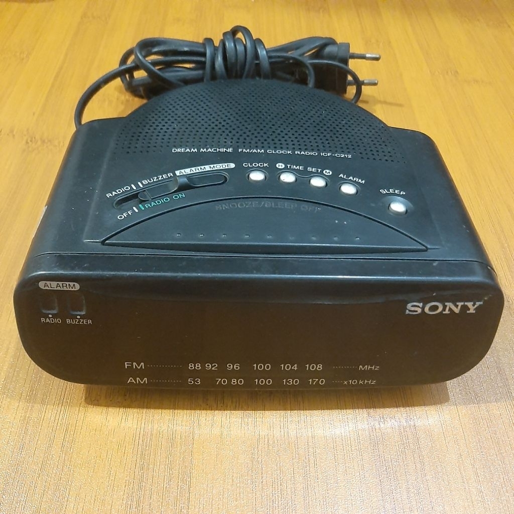Radio Jam Jadoel Sony Dream Machine ICF-C212 Original
