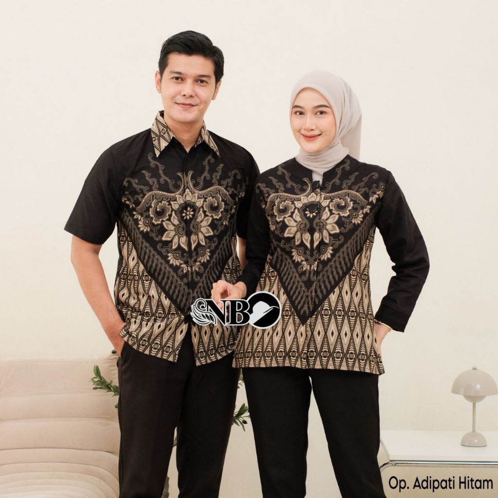 Baju Batik Couple Atasan Batik Kondangan Pasangan Suami Istri