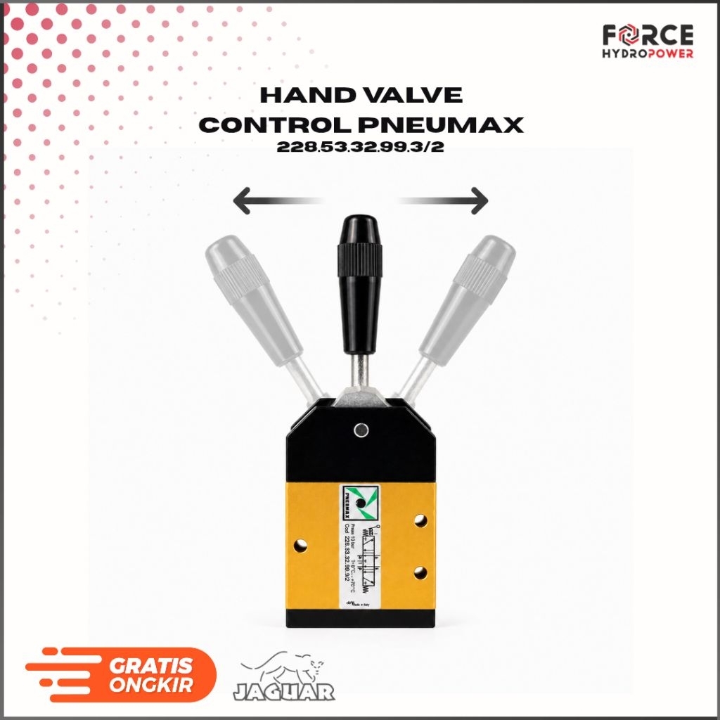Hand Valve Control Pneumax hydraulic/hidrolik