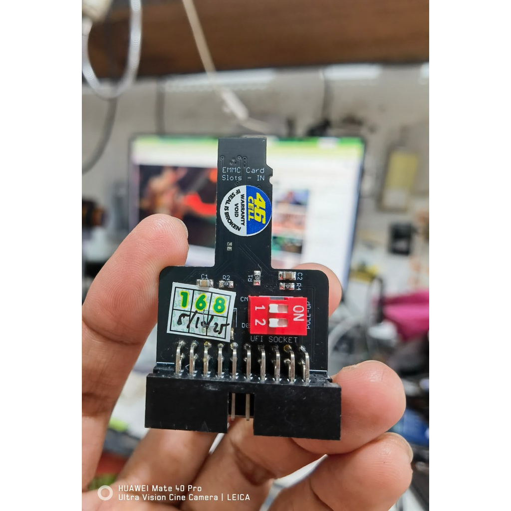 Converter smart emmc & ufs F64 soket ufi