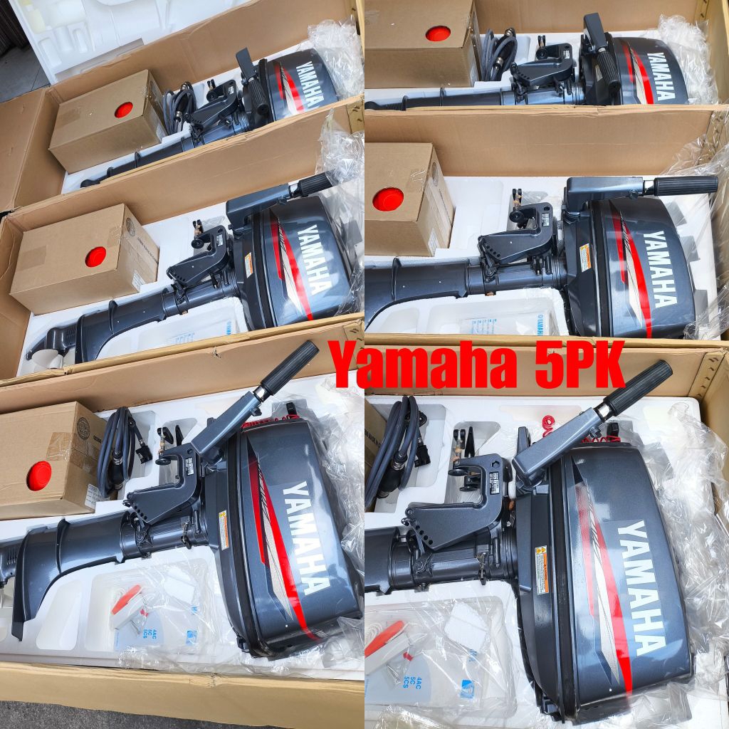Yamaha 5PK Outboard Mesin Tempel Original Yamaha 5HP 2Tak Mesin Laut 2 Stroke Engine