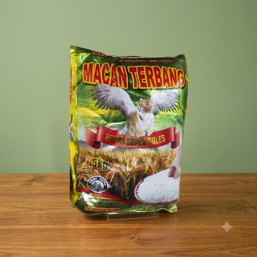 Beras Premium Cap Macan Terbang 5kg