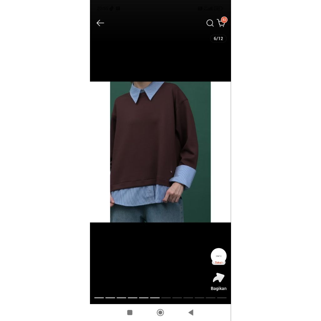 Archie collar sweater by nueta