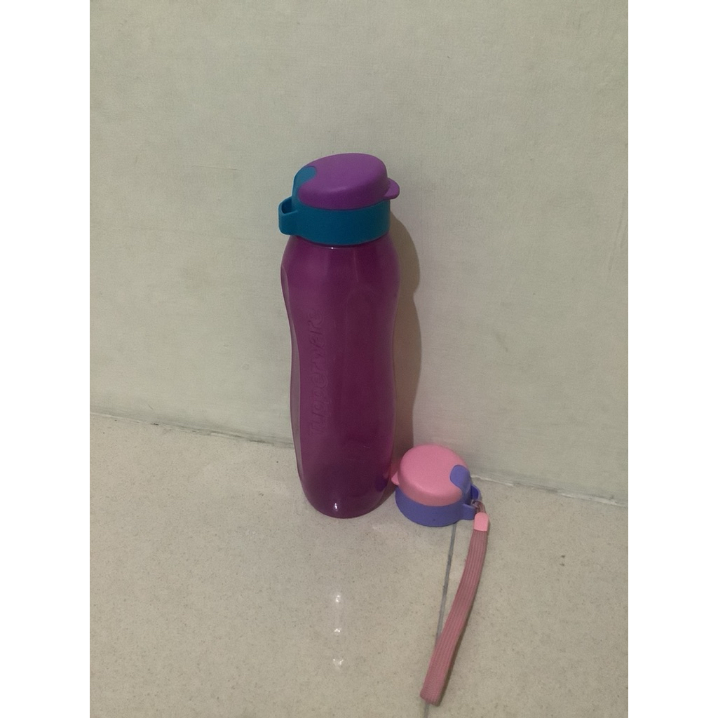 [preloved] tupperware eco bottle minum 1L ungu